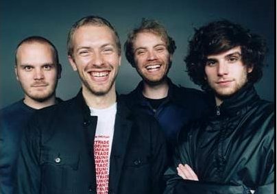 Coldplay Band Performing Live in the Year 2000